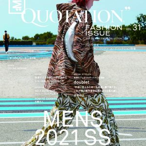 QUOTATION FASHION ISSUE WORLD MENS COLLECTION 2021SS VOL.31