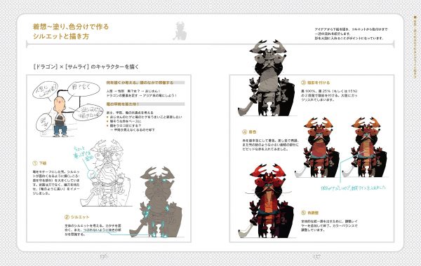 Satoshi Matsuura character design book - Monster&Human,Imaginary Creatures