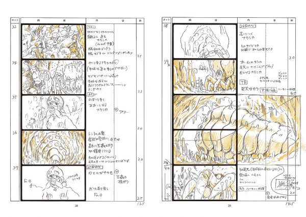Nausicaa of the Valley of the Wind : Studio Ghibli Storyboard Complete Works vol.1