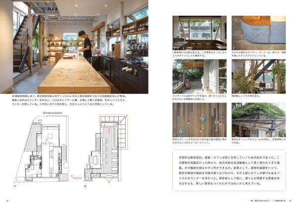 Space science of cafes World design method : Site specific cafe design