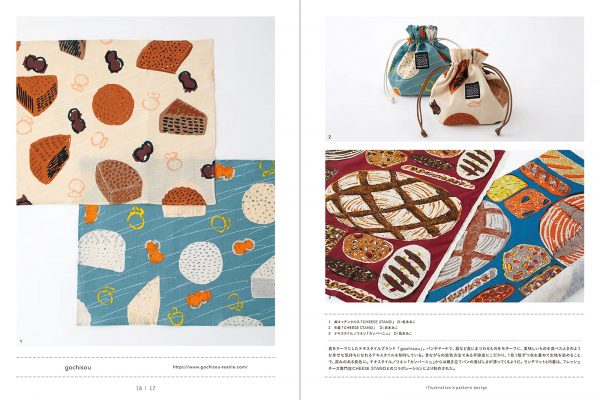 Textile,Paper Item Designs with Illustrations and Patterns