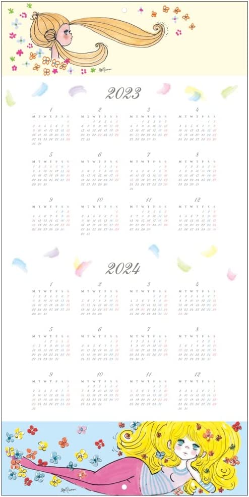 Ado Mizumori 2023 Calendar Wall Hanging