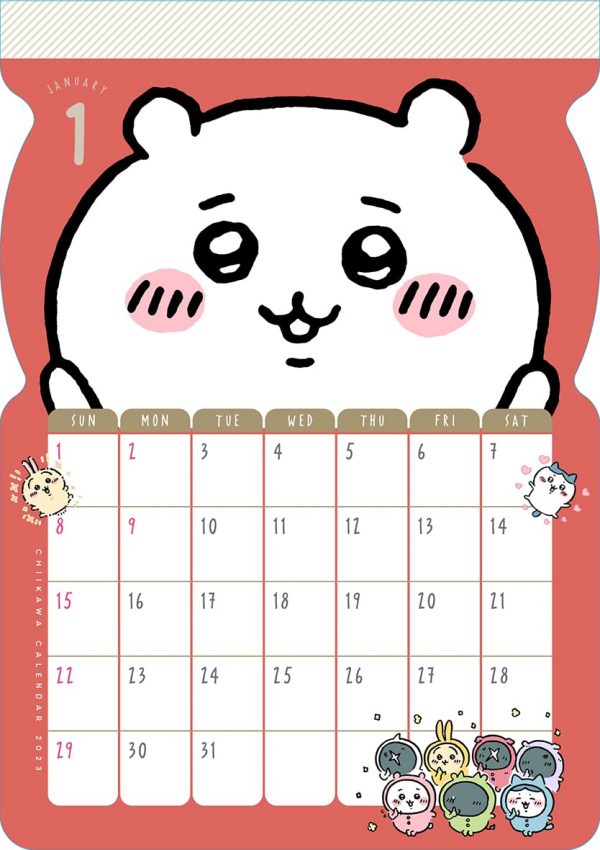 Chiikawa Wall Calendar 2023