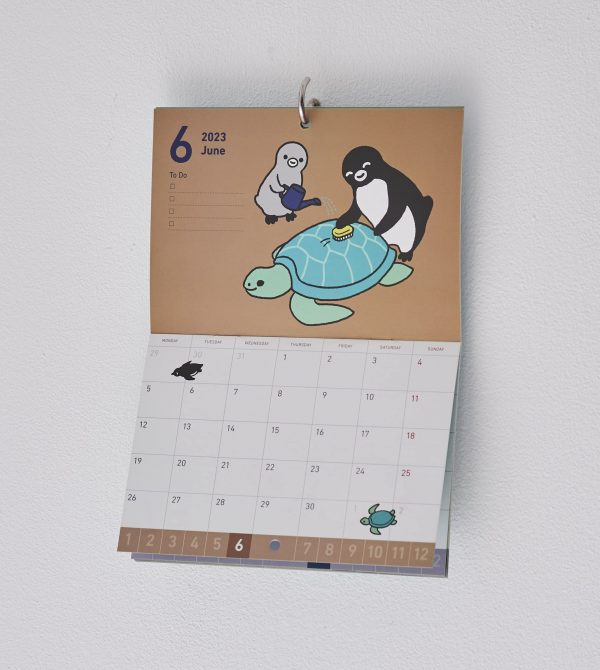Suica's Penguin Wall Calendar 2023 - Chiharu Sakazaki illustration