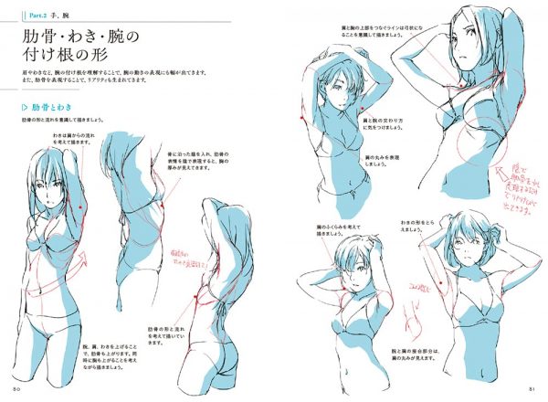 Character drawing techniques taught by animator toshi  - parts -