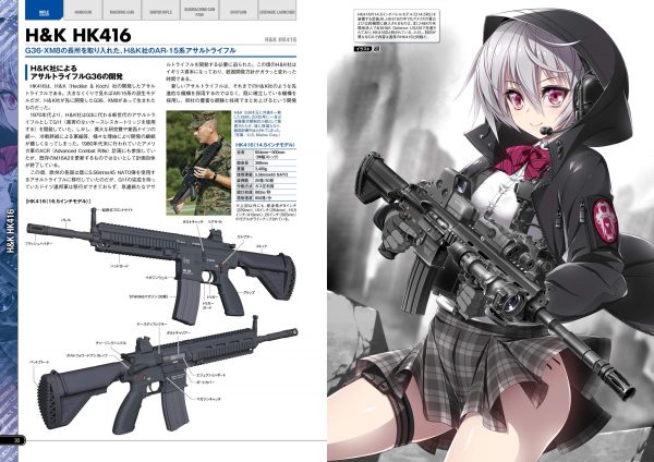 GUNS & GIRLS ILLUSTRATED - THE CURRENT U.S. INFANTRY WEAPONS WITH GIRLS - LATEST EDITION